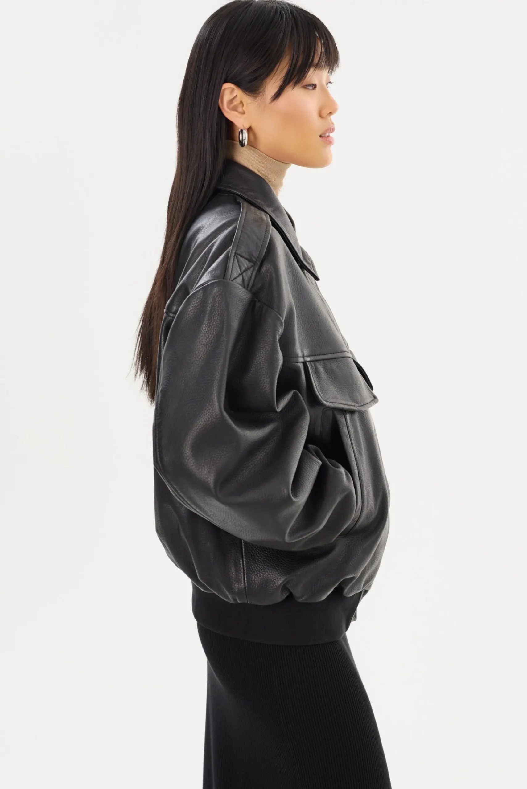 Femme LAMARQUE TREVANNA | Leather Bomber Jacket