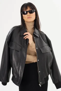 Femme LAMARQUE TREVANNA | Leather Bomber Jacket