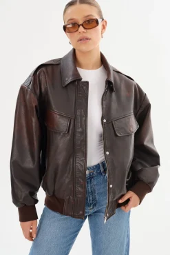 Femme LAMARQUE TREVANNA | Leather Bomber Jacket