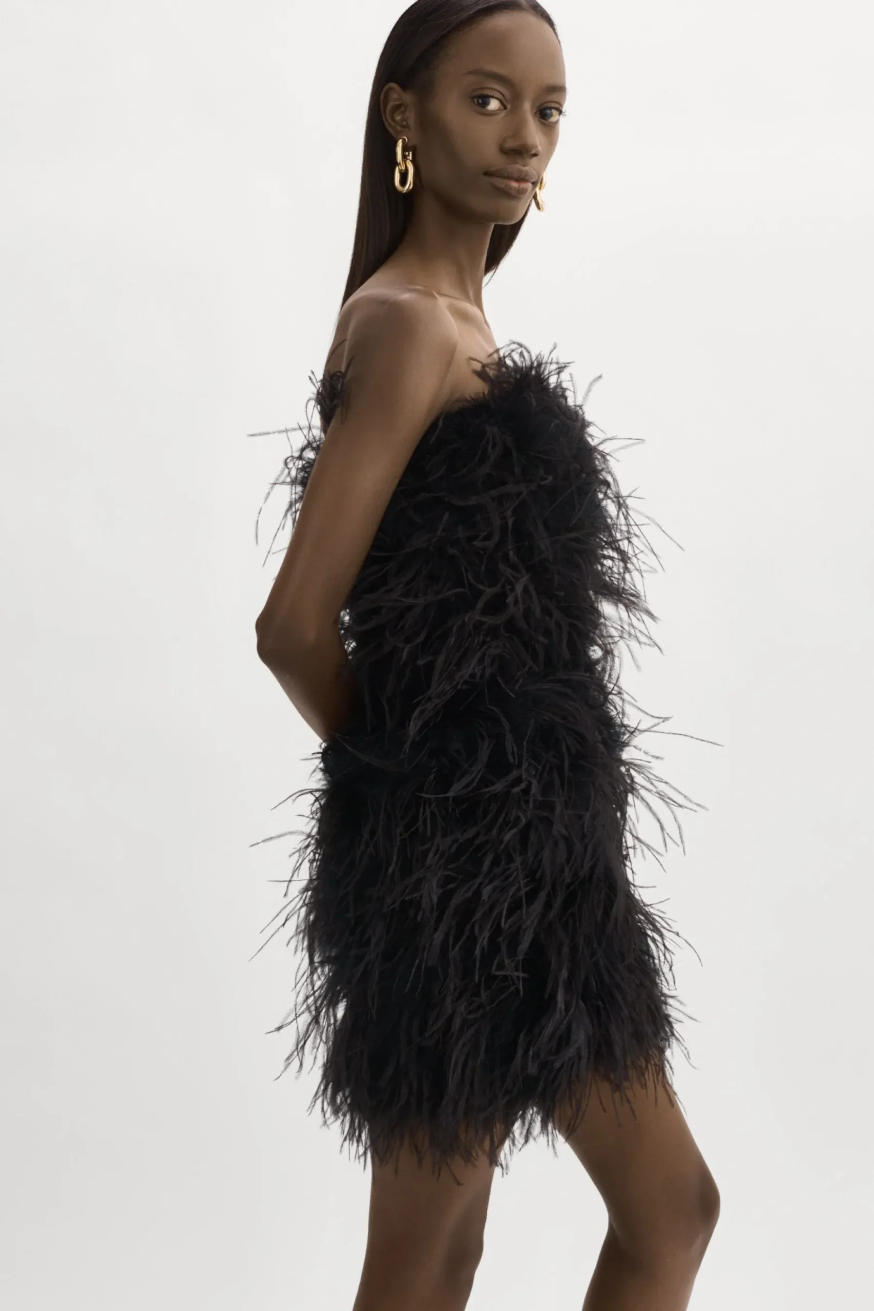 Femme LAMARQUE TRIANA | Robe à Plumes