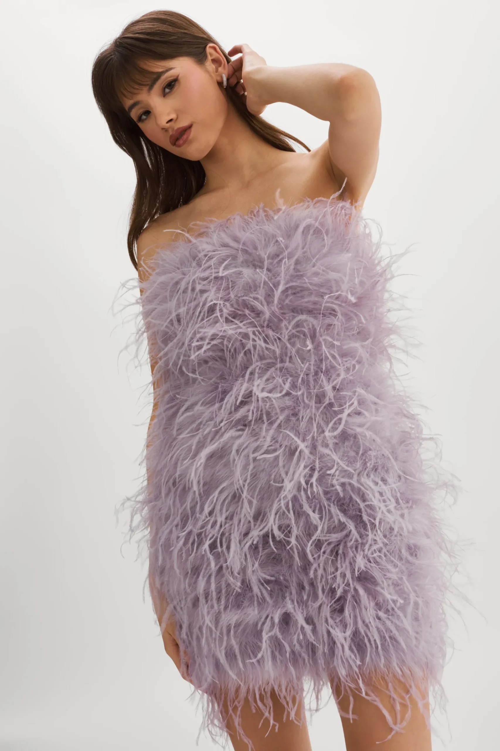 Femme LAMARQUE TRIANA | Robe à Plumes