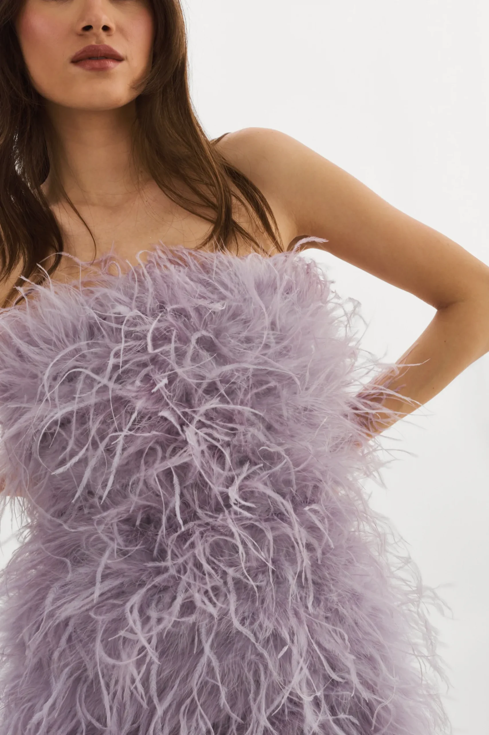 Femme LAMARQUE TRIANA | Robe à Plumes