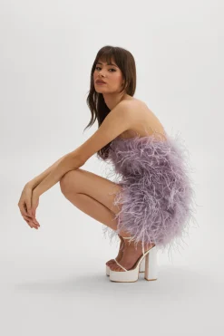 Femme LAMARQUE TRIANA | Robe à Plumes