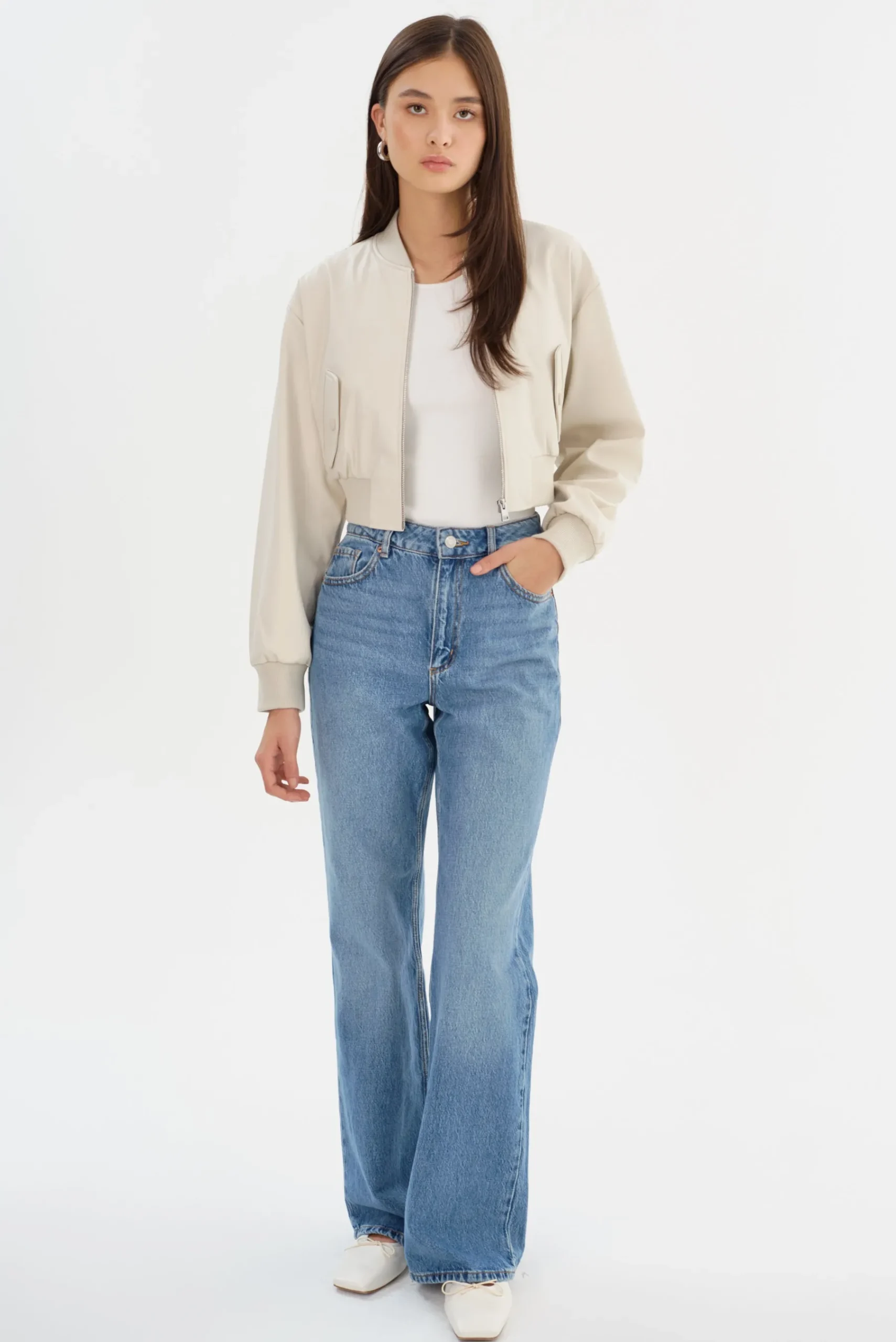Femme LAMARQUE Éveline | Bomber Court En Similicuir
