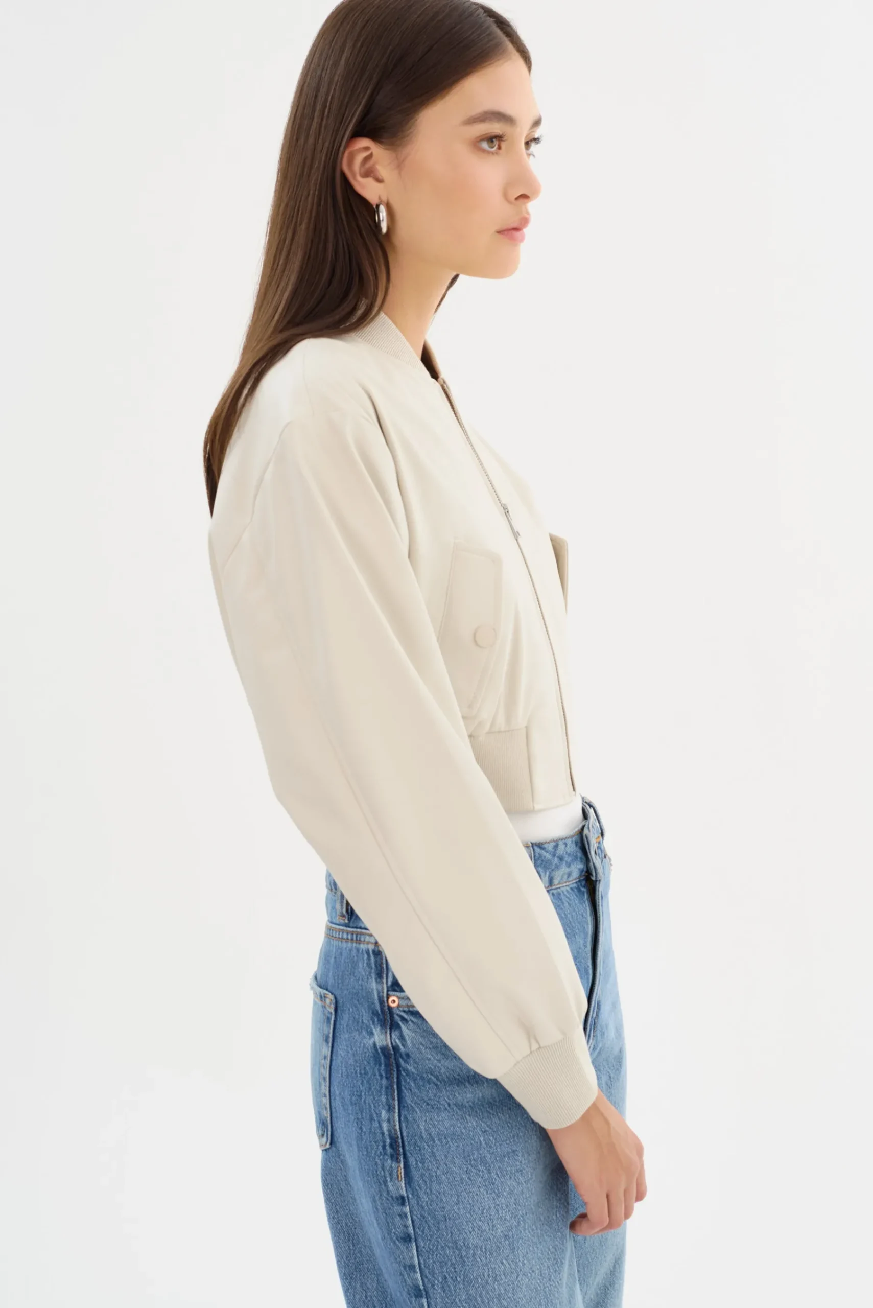 Femme LAMARQUE Éveline | Bomber Court En Similicuir