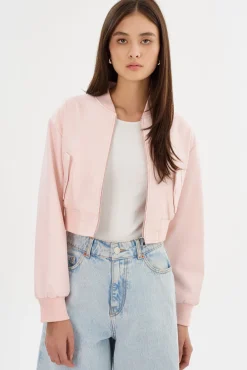 Femme LAMARQUE Éveline | Bomber Court En Similicuir
