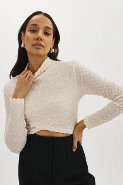 Femme LAMARQUE VELMA | Haut Croisé à Manches Longues