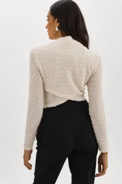 Femme LAMARQUE VELMA | Haut Croisé à Manches Longues