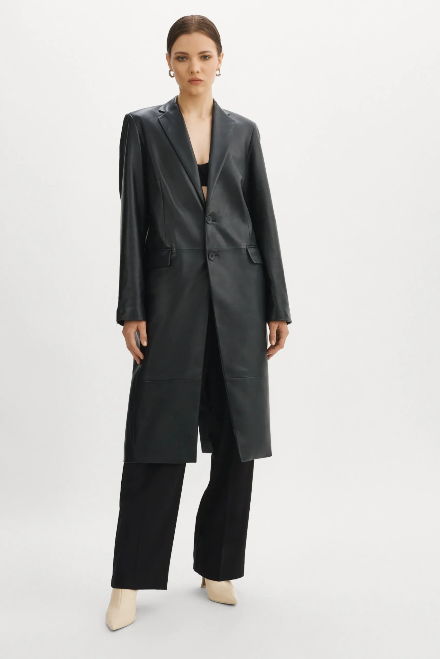 Femme LAMARQUE WILHELMINA Trench En Cuir