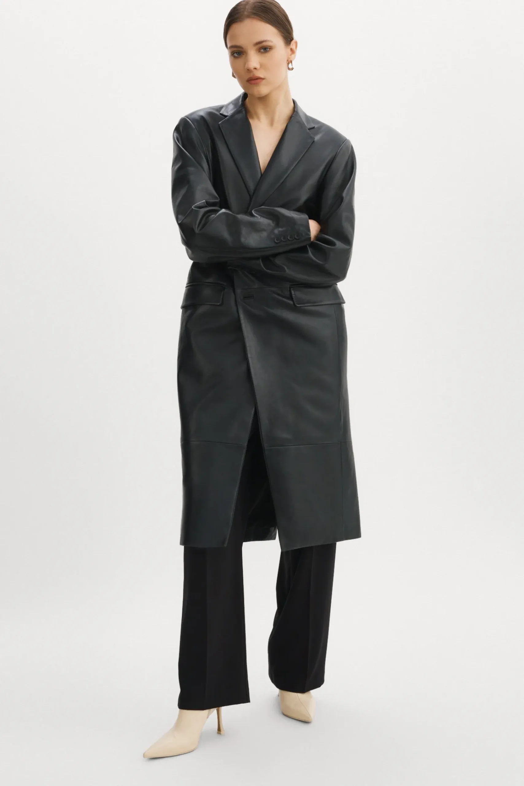 Femme LAMARQUE WILHELMINA Trench En Cuir