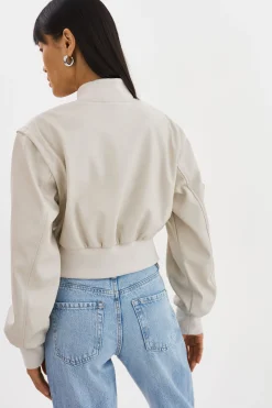 Femme LAMARQUE XAIA | Blouson Aviateur Convertible En Simili Cuir