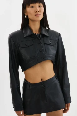 Femme LAMARQUE XANDY | Veste En Cuir Courte