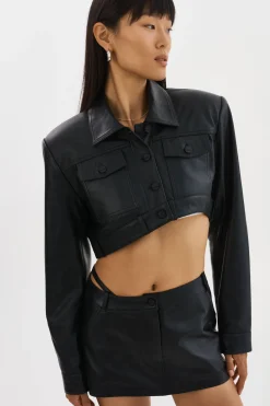 Femme LAMARQUE XANDY | Veste En Cuir Courte