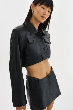 Femme LAMARQUE XANDY | Veste En Cuir Courte