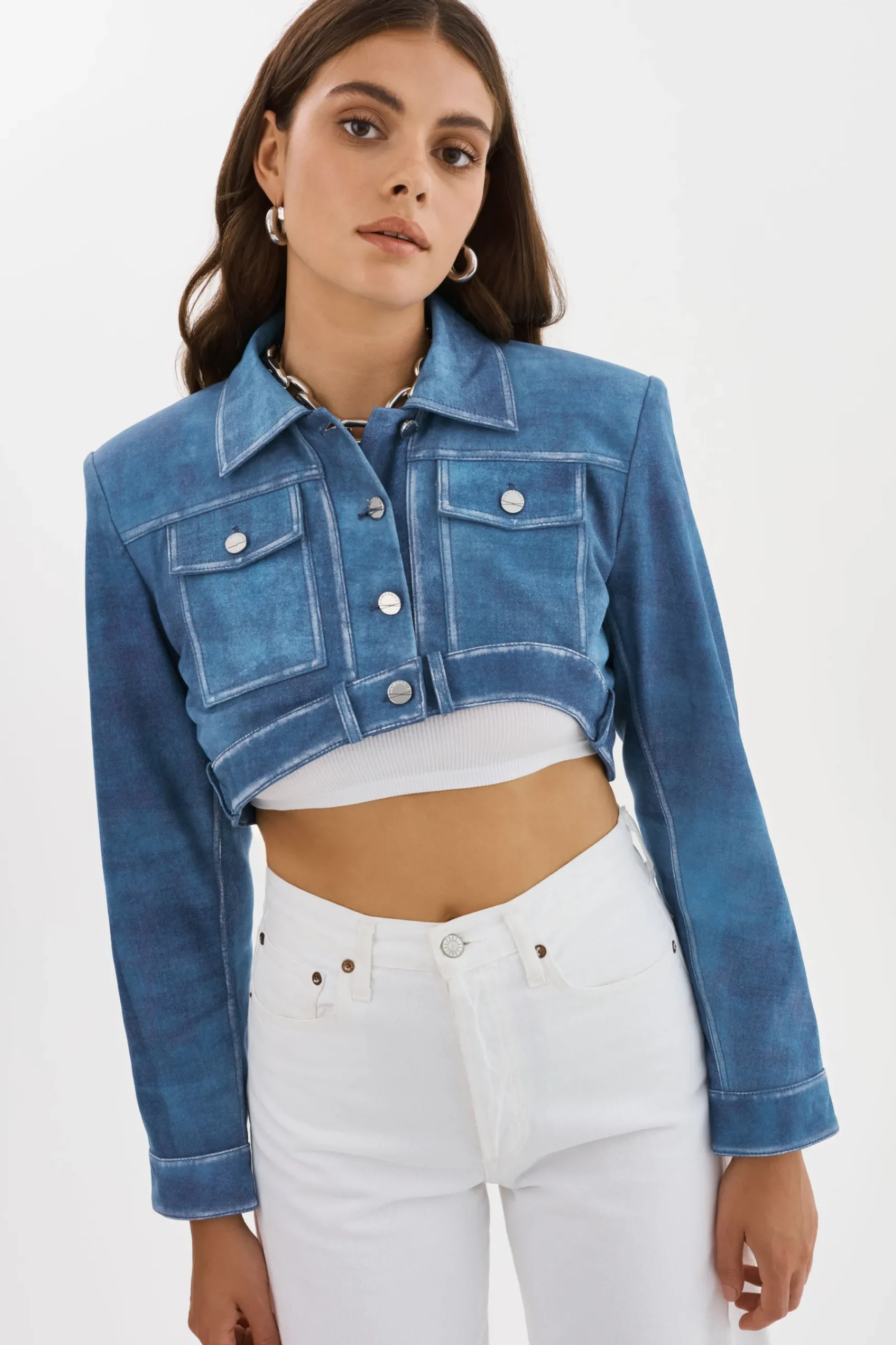 Femme LAMARQUE XANDY | Veste En Cuir Croisée