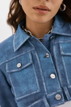 Femme LAMARQUE XANDY | Veste En Cuir Croisée