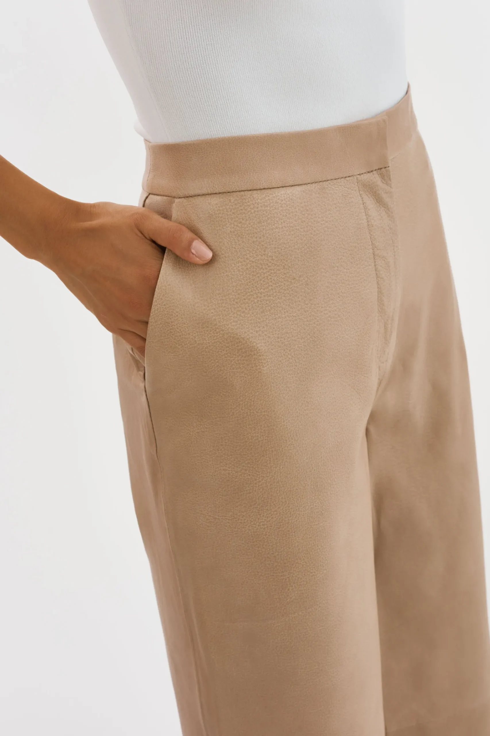 Femme LAMARQUE YAREN | Pantalons En Cuir