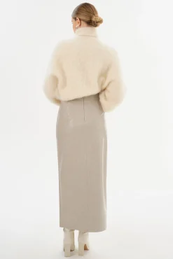 Femme LAMARQUE YVETTE | Faux Leather Maxi Skirt