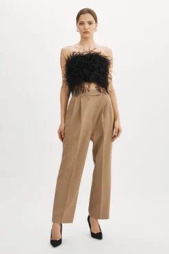 Femme LAMARQUE ZAINA | Bustier De Plumes