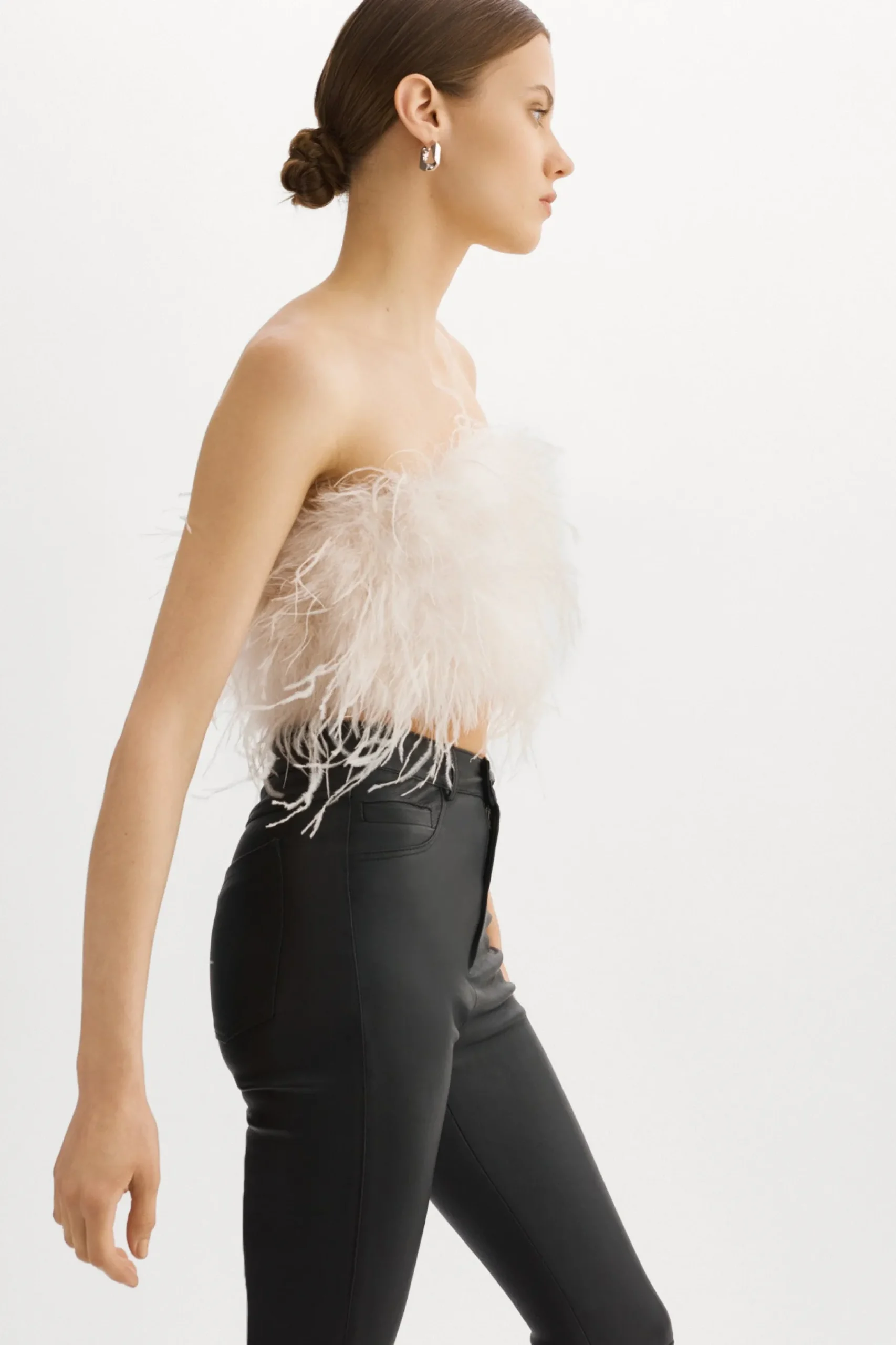 Femme LAMARQUE ZAINA | Bustier De Plumes