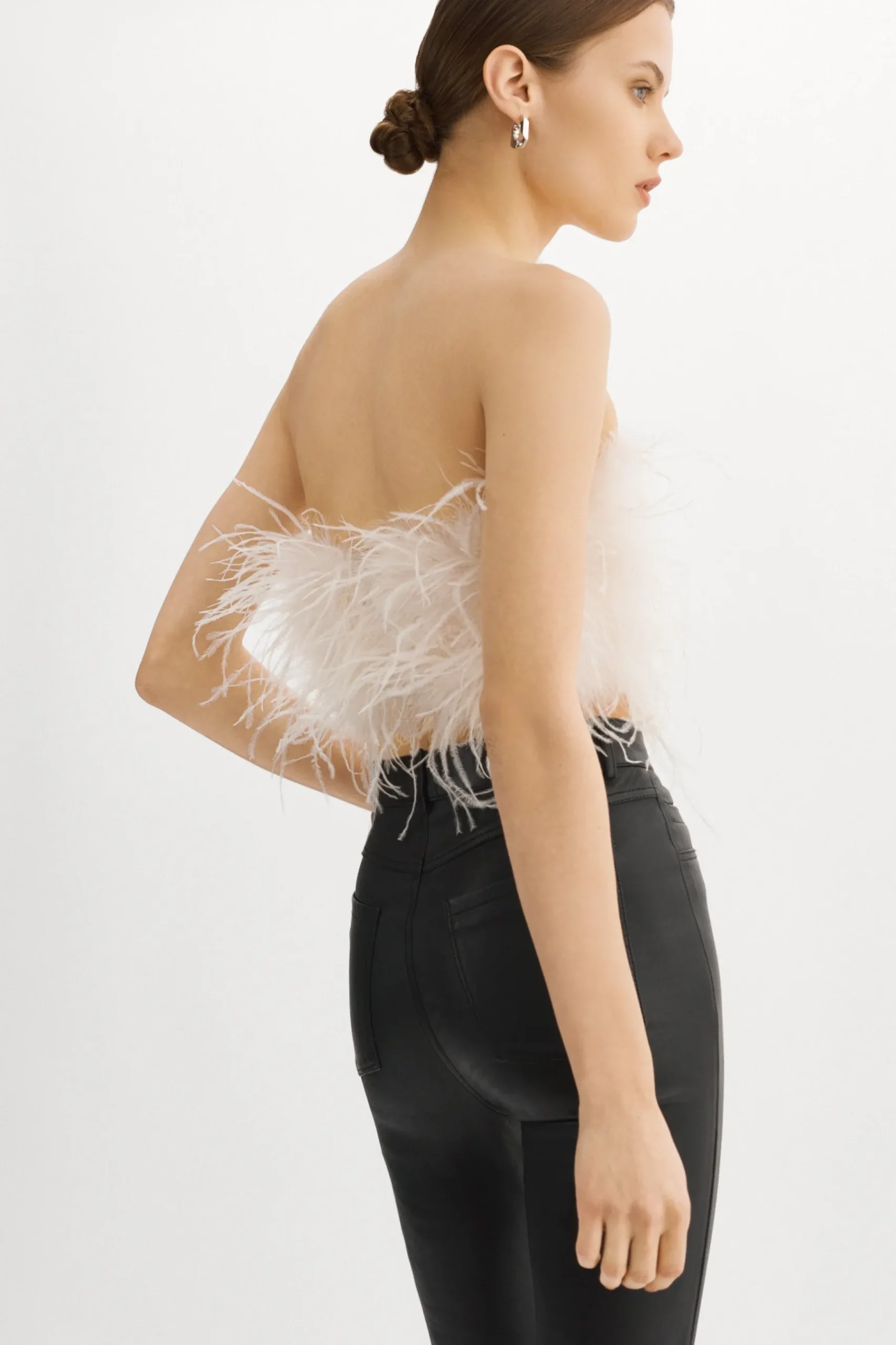 Femme LAMARQUE ZAINA | Bustier De Plumes
