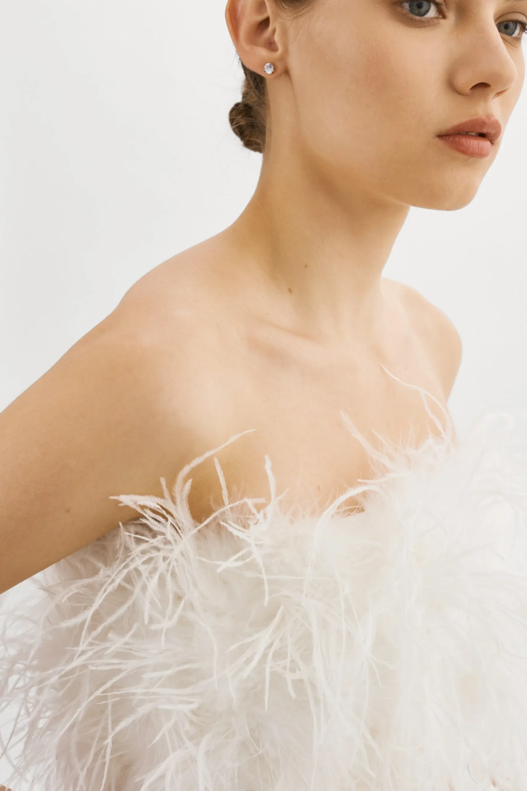 Femme LAMARQUE ZAINA | Bustier De Plumes