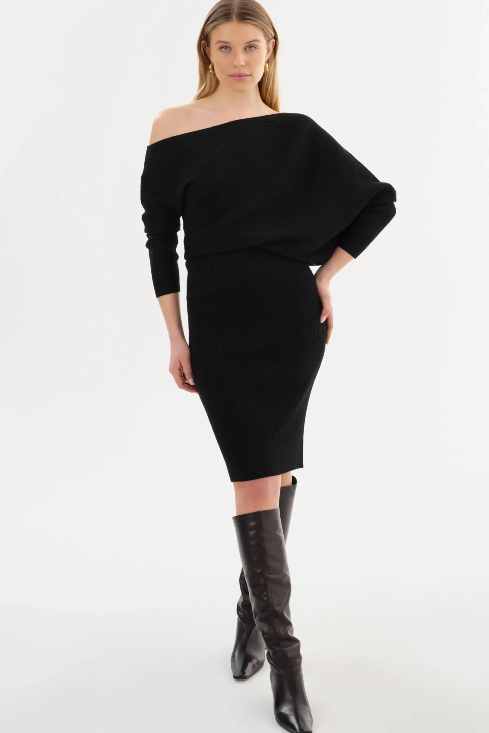 Femme LAMARQUE ZENOBIA | Robe Midi En Maille