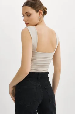 Femme LAMARQUE ZÉLA | Camisole Froncée à Découpes