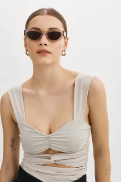 Femme LAMARQUE ZÉLA | Camisole Froncée à Découpes