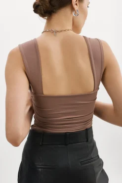 Femme LAMARQUE ZÉLA | Camisole Froncée à Découpes